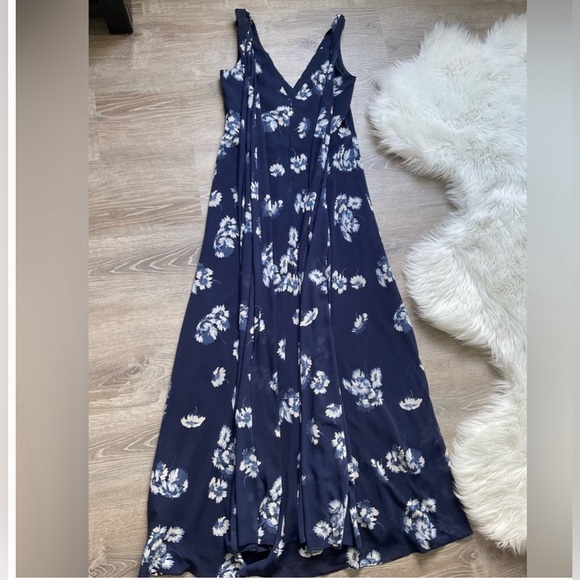 🏇 RALPH LAUREN Women’s Floral Long Sleeveless Dress Gown - Picture 4 of 7